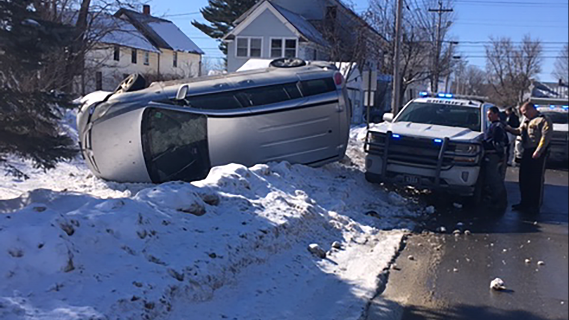 Skowhegan Maine high speed chase ends in crash and arrest