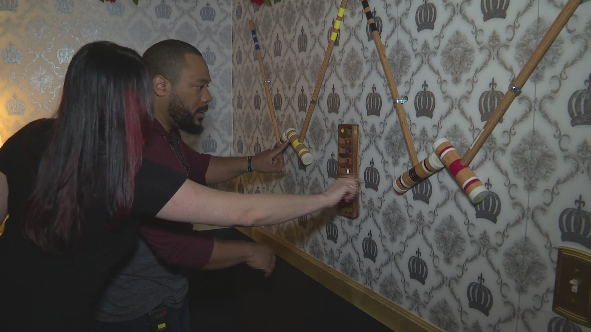 Tom Anderson opened Escape Room 207 in Topsham in memory of his late wife, Rebecca Anderson.