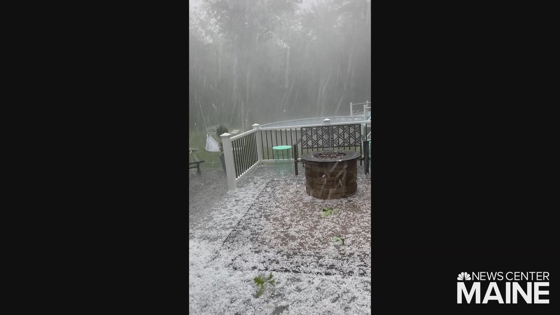 Hail storm hits Sanford