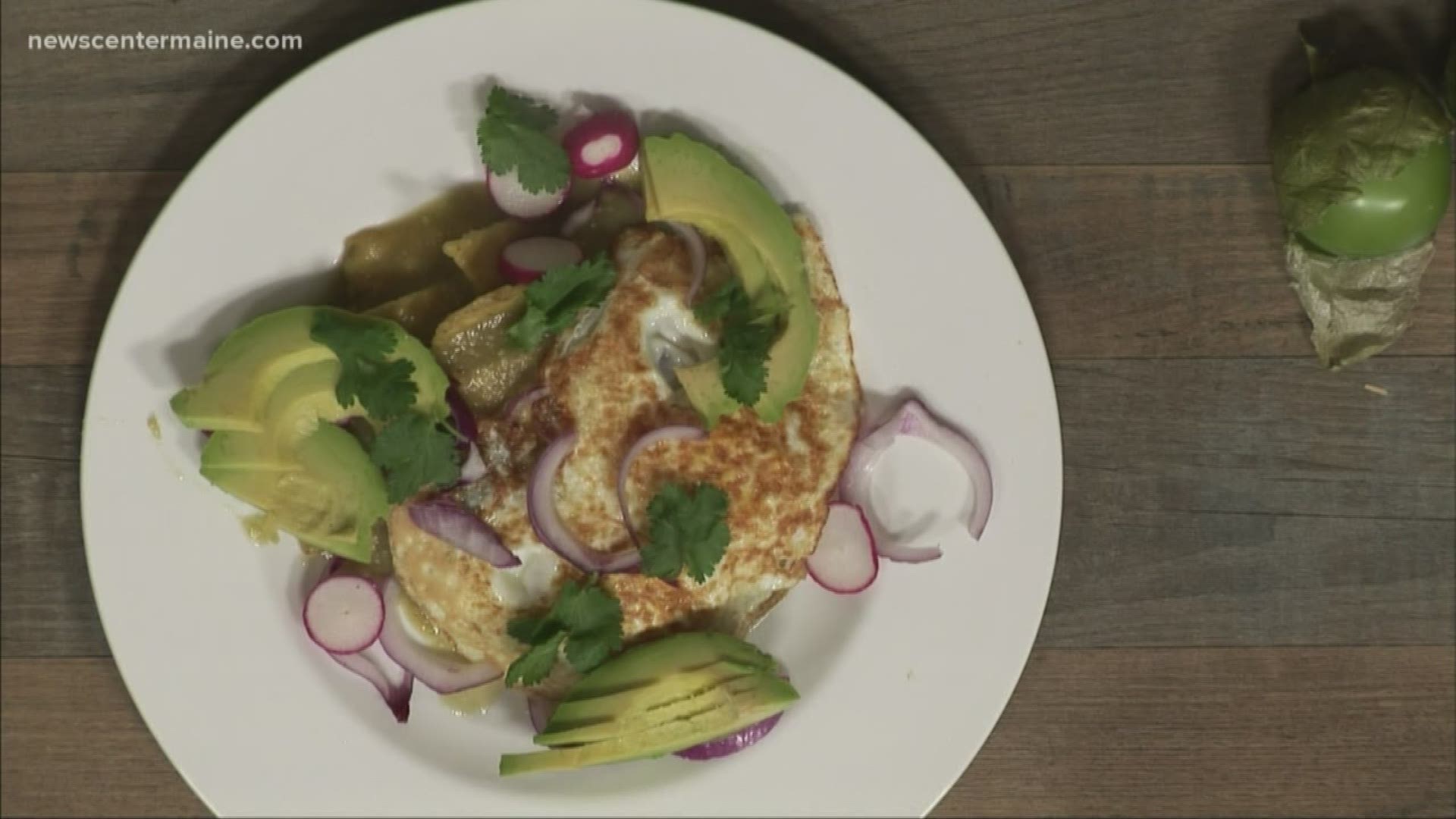 Lindsay Sterling makes a traditional Mexican dish--chilaquiles