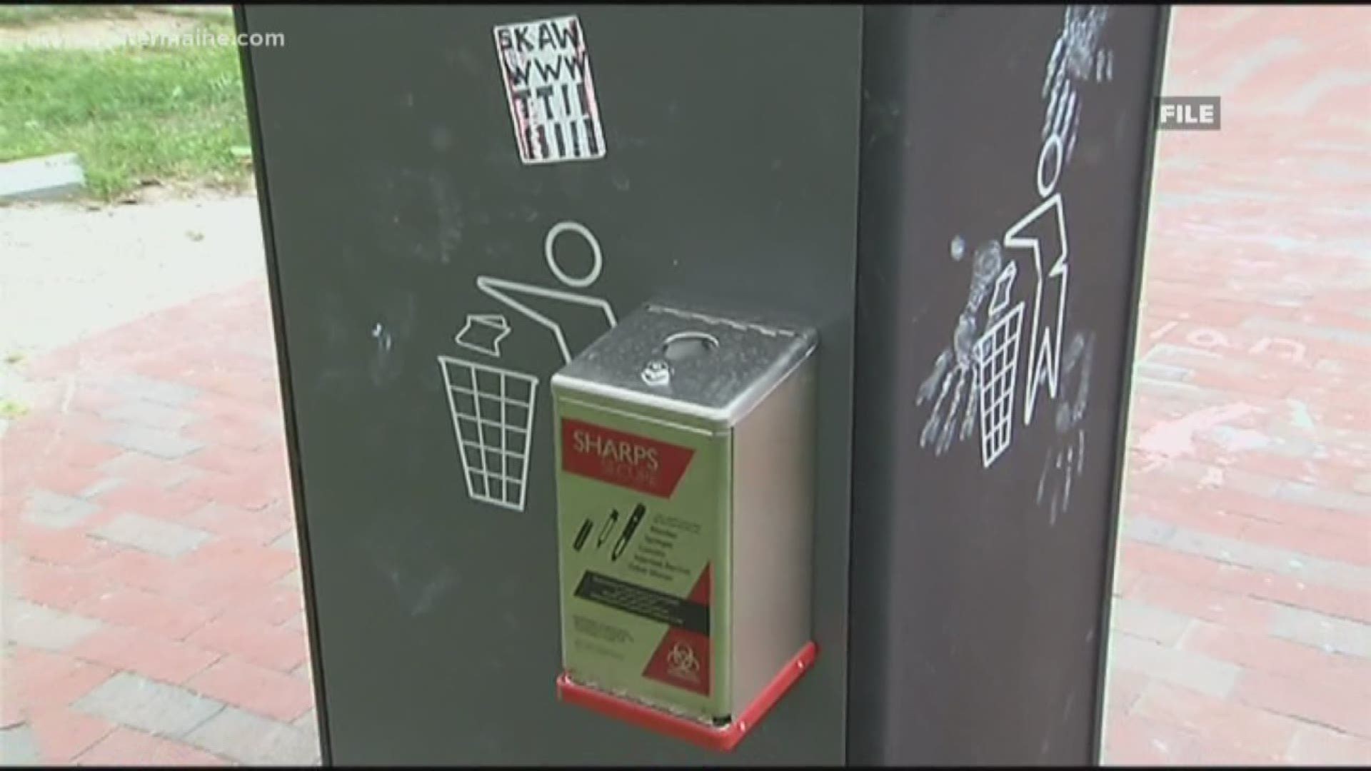 The Lewiston city council will vote on a plan to place disposal boxes for used syringes around the city.
