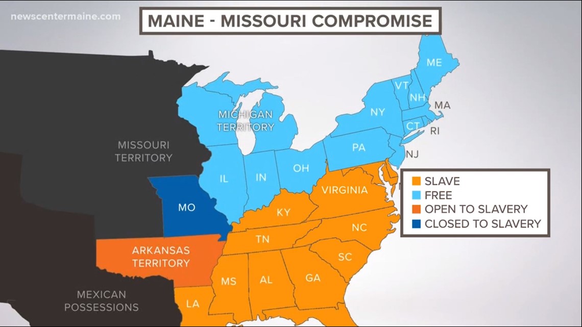 In January 1820, Maine petitioned Congress for statehood