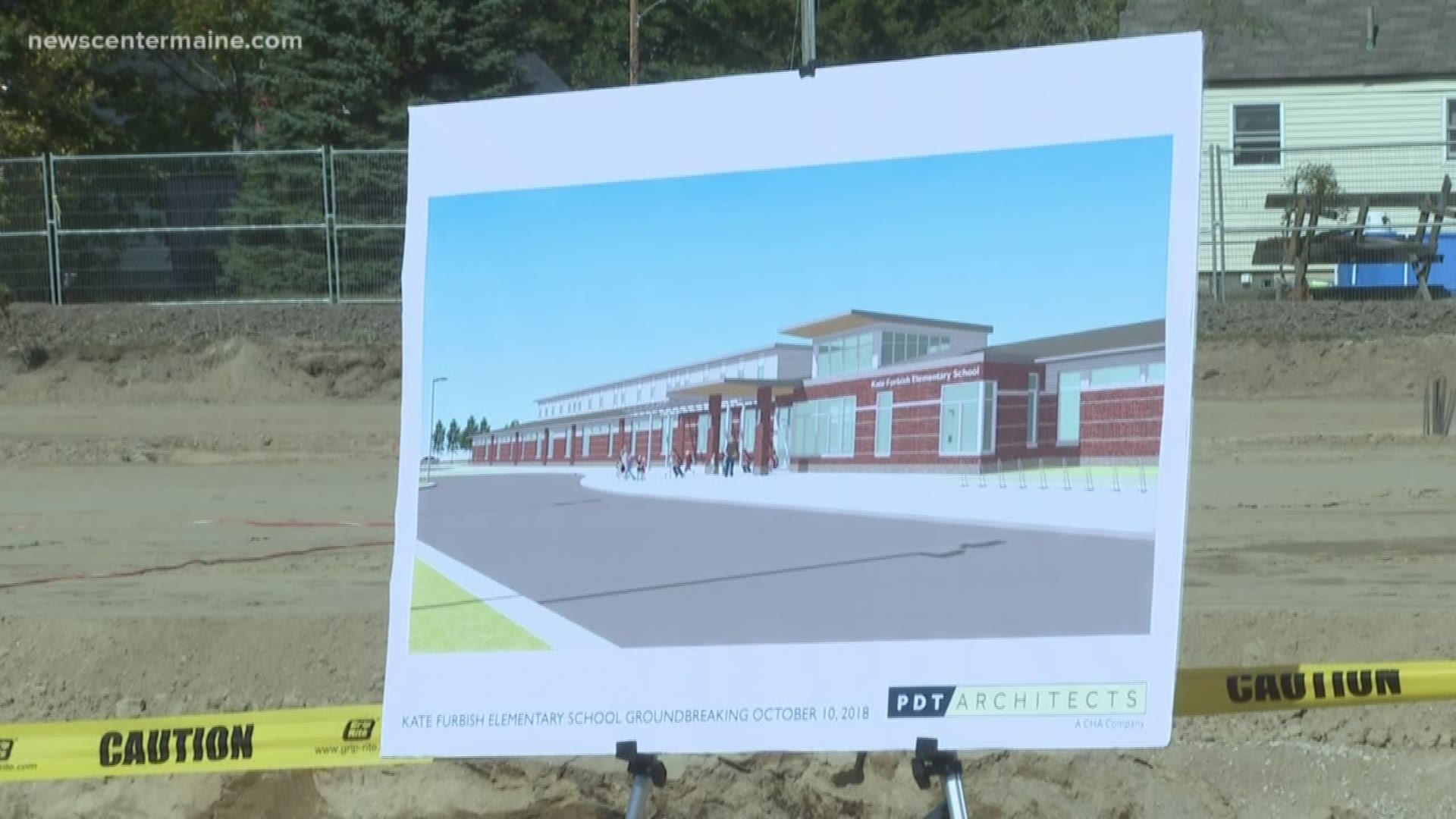           Work is underway for a new elementary school in Brunswick.
Unlike the new school in Sanford, this 20 million dollar project is being funded entirely by local dollars after voters narrowly supported the project. 