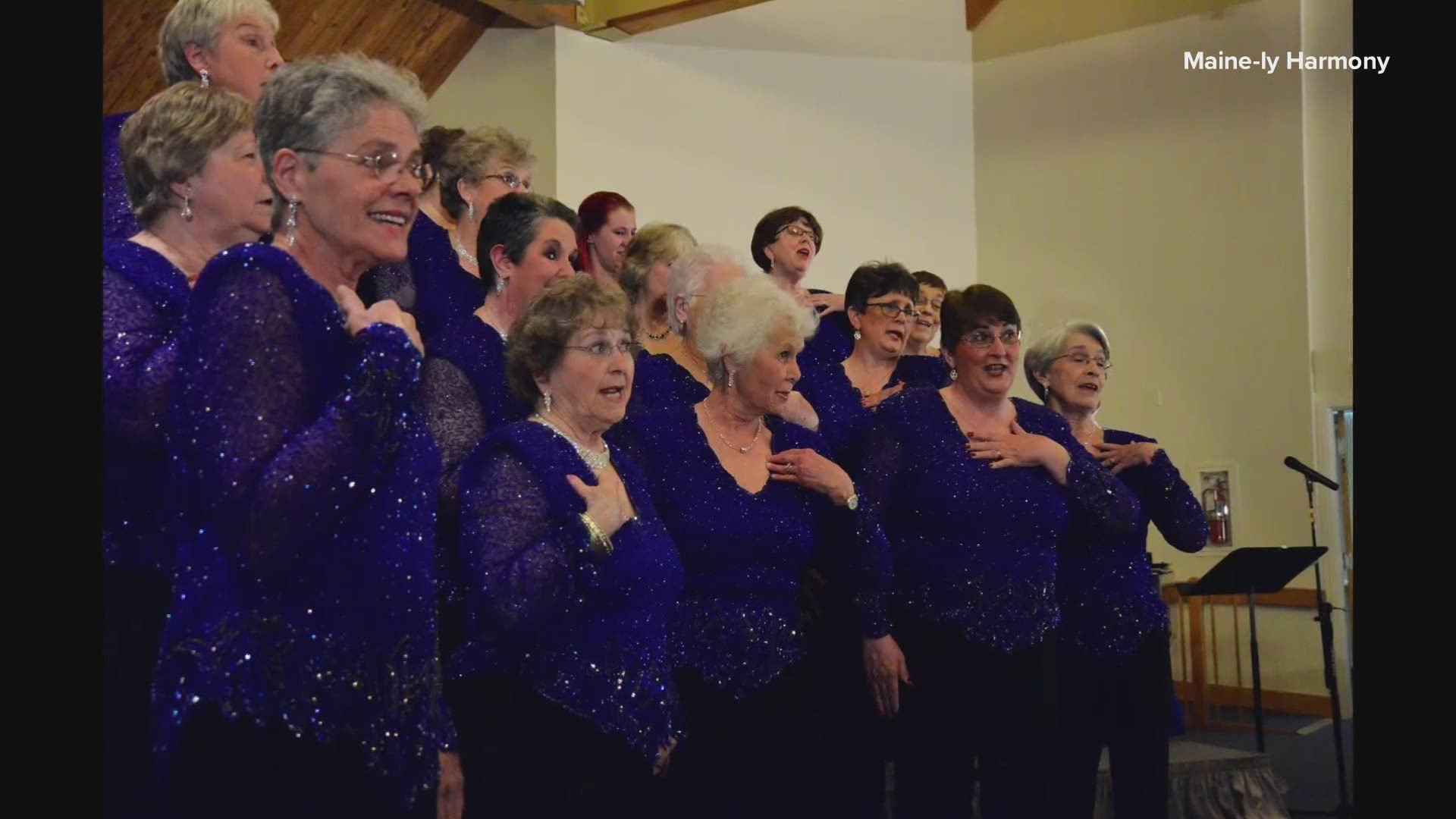 Women's barbershop chorus 'Maine-ly Harmony' out of Augusta offered it's Christmas performance as a virtual option to nursing homes this year.