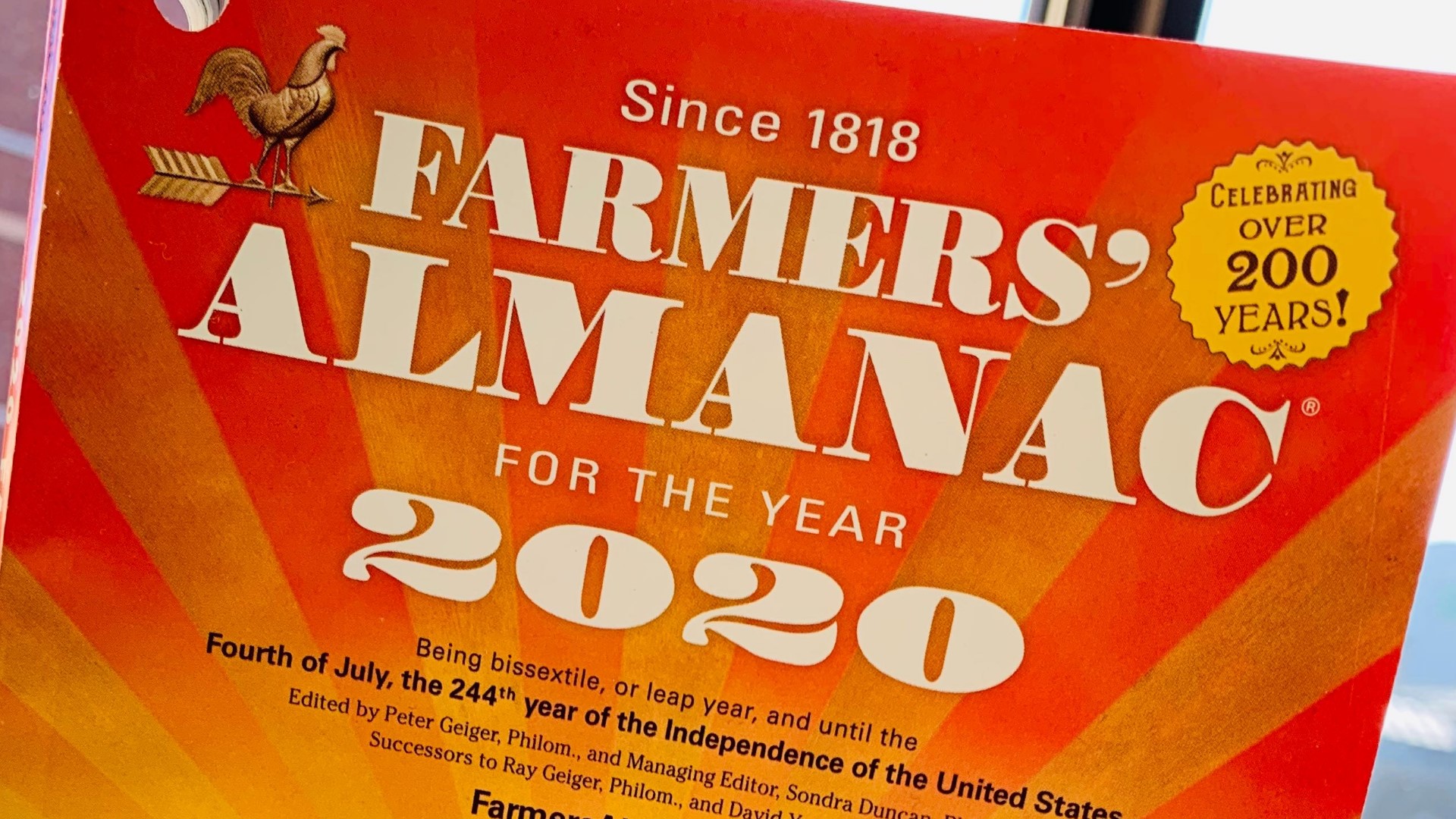 2020 Farmers' Almanac is released