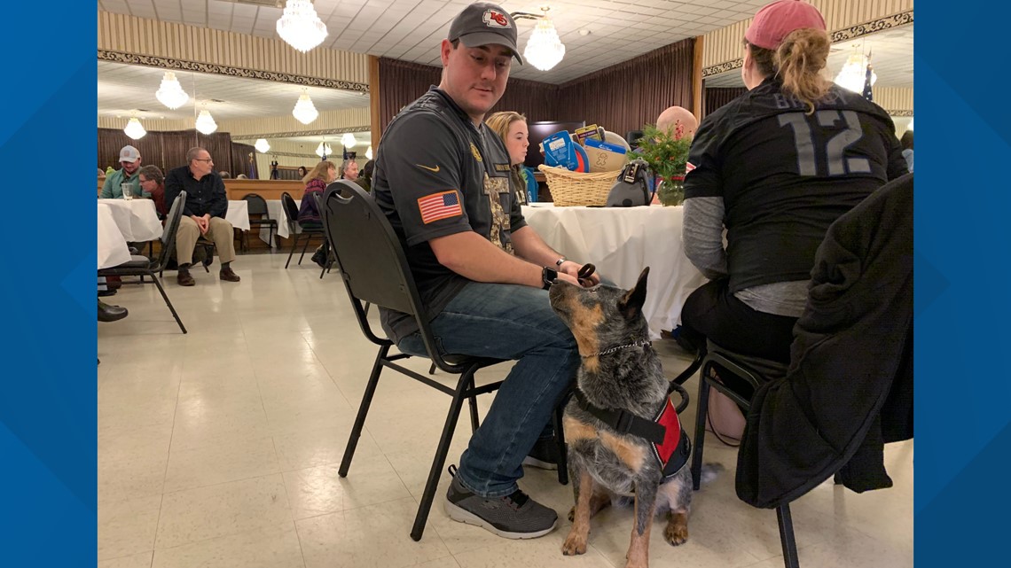 K9 helps Maine veteran cope with panic attacks