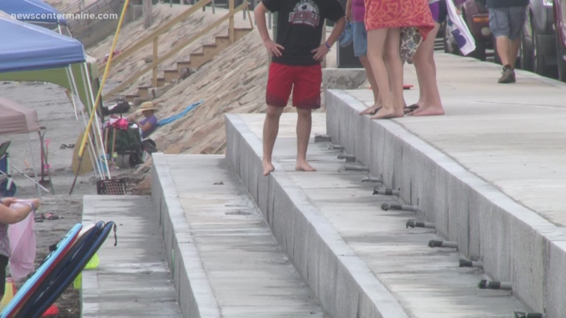 A new seawall is in the process of being built in York to replace and restore the original one from the '50s. The $2 million dollar multi-year project hit a snag after Maine's Department of Environmental Protection said the town didn't have a permit to bu