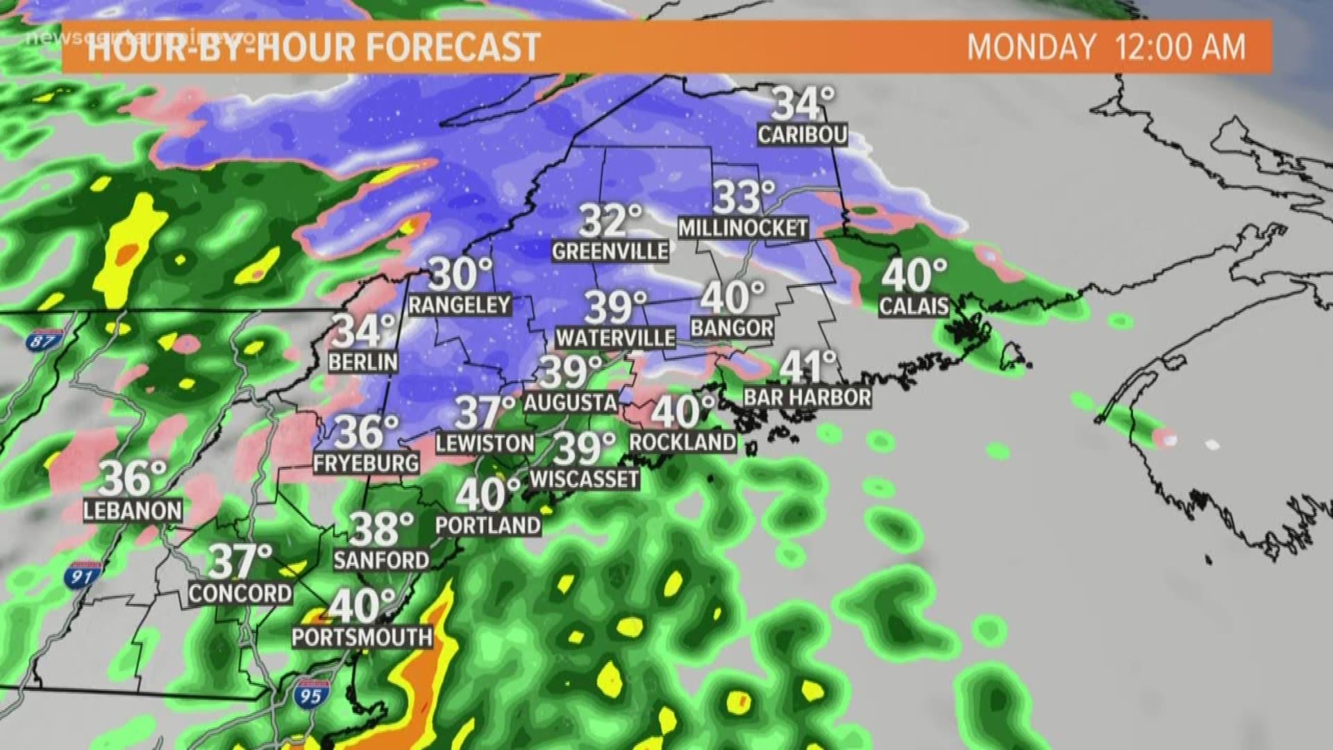 NEWS CENTER Maine Weather Video Forecast Updated Sunday, March 29th, 8:00am
