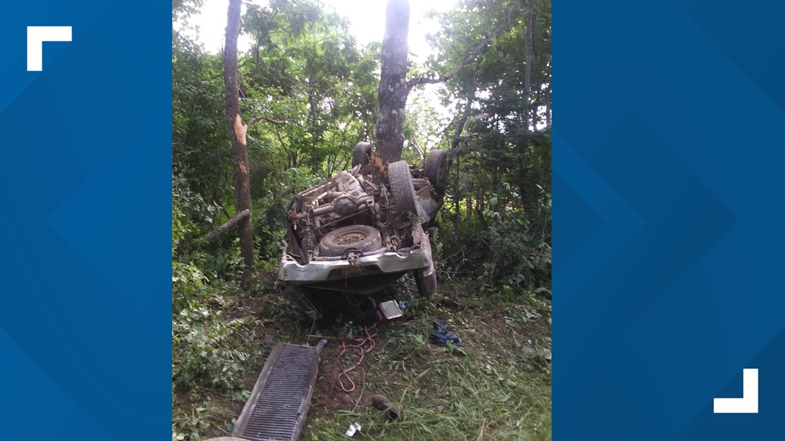 One injured, taken to hospital after rollover in Corinth