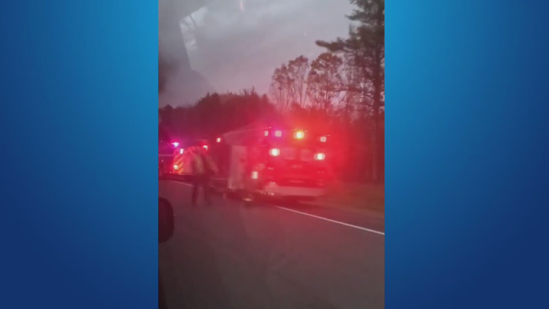 State Police say no one was injured in a car fire on I-95 near Sidney