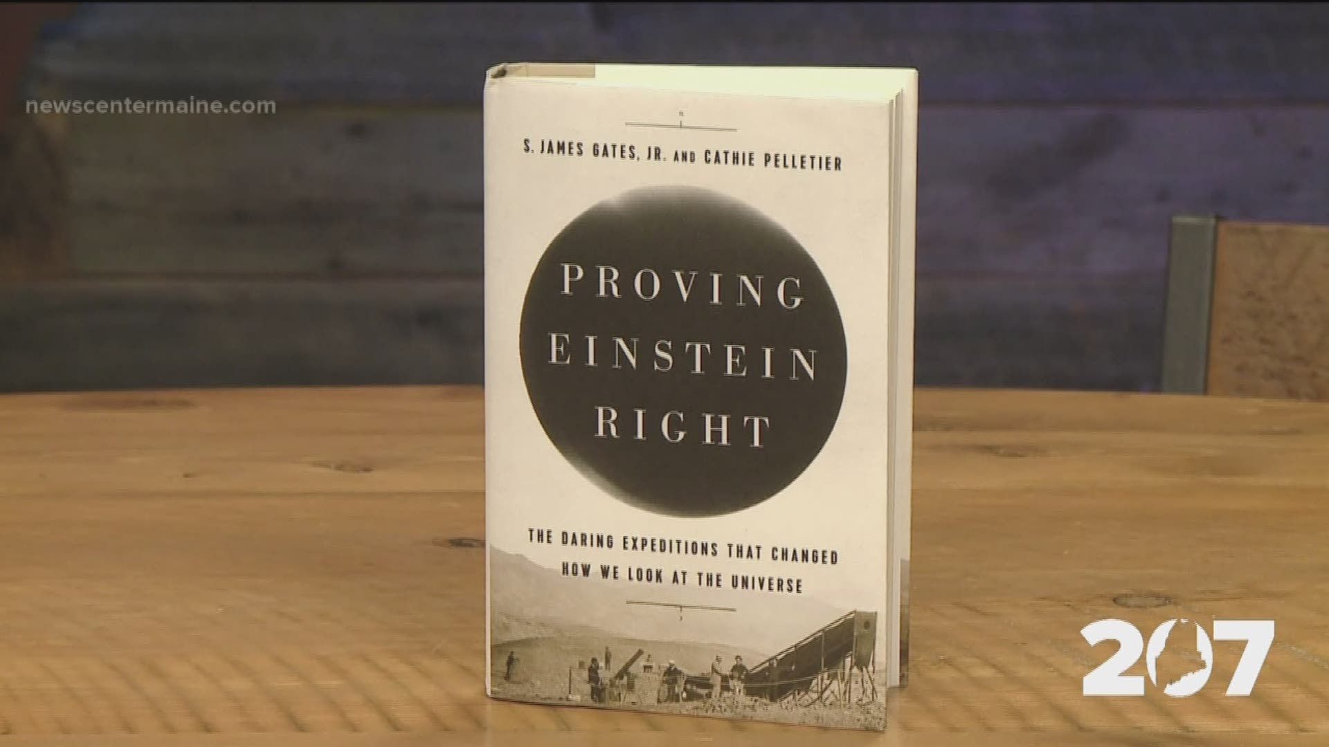 A Maine novelist and a theoretical physicist team up.