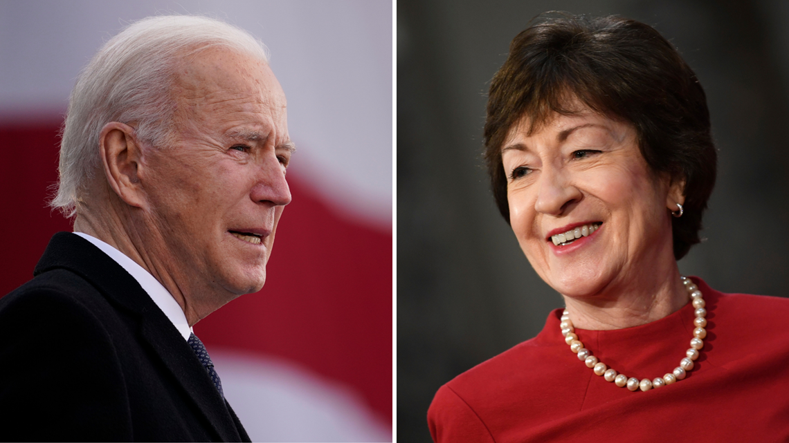 Collins to attend Biden's inauguration in person