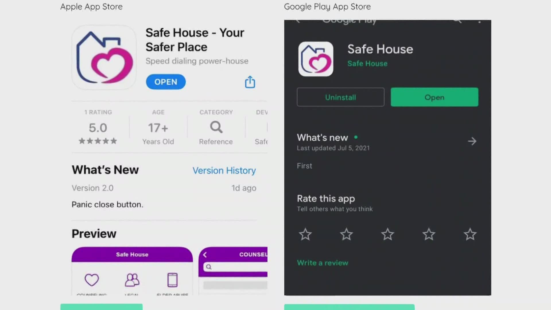 Created by a domestic abuse survivor from Maine, the app can be downloaded in the App Store and Google Play