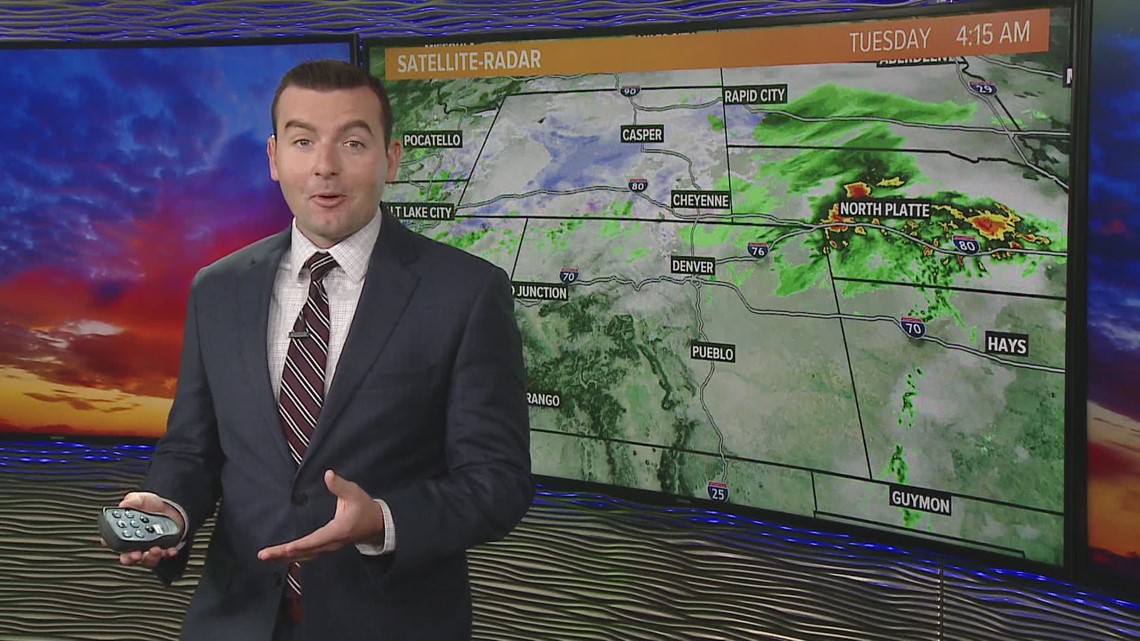 Weather whiplash: 90s to 30s in Denver, with snow expected today
