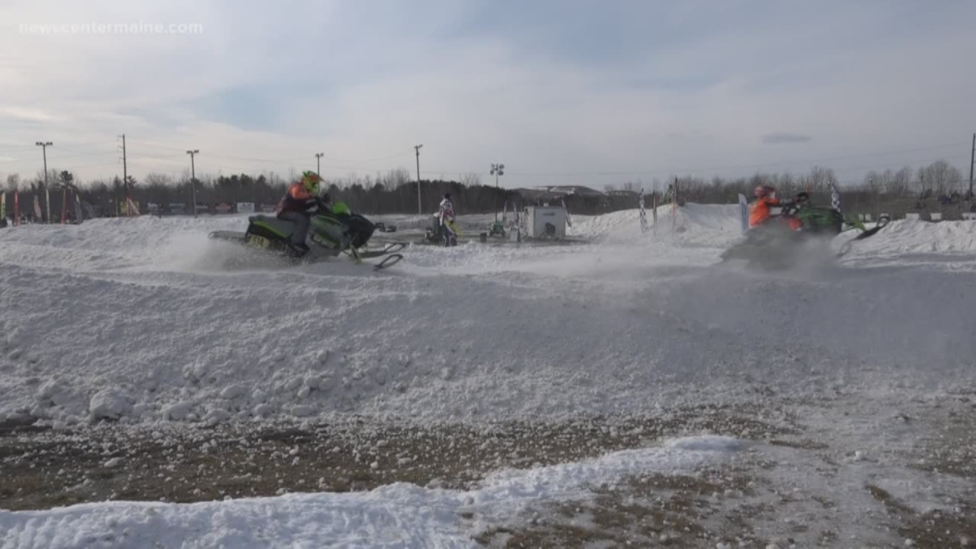 5th annual Snow-Cross weekend event at Hermon's Speedway 95.