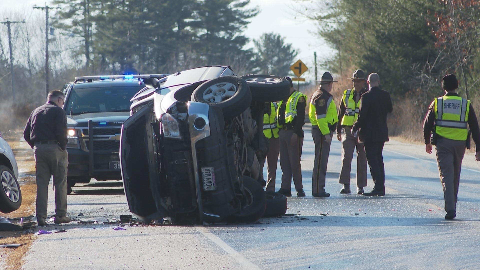 Eightyearold dead, three adults injured in Standish crash