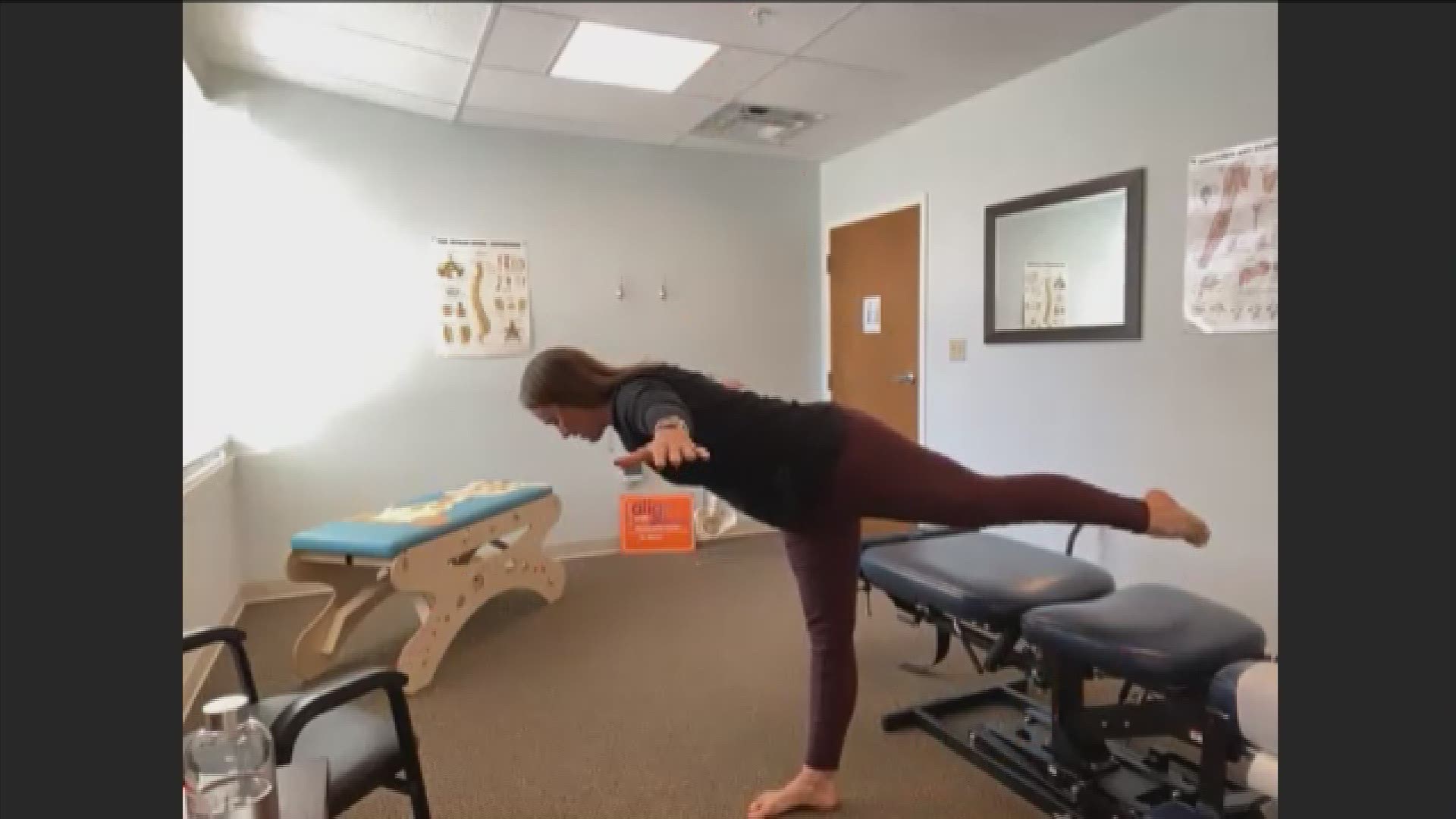 Dr. Allyson Coffin is a chiropractor with Align With Wellness in Yarmouth. She shows us how to improve toe mobility, which helps with balance.