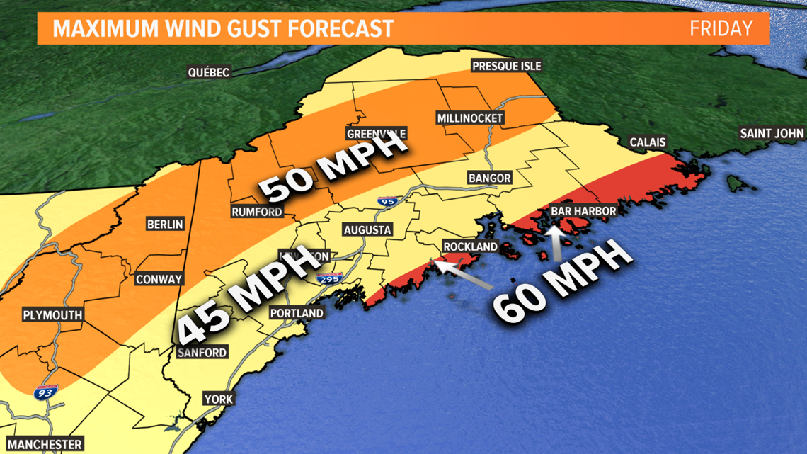 Maine's trickortreat forecast