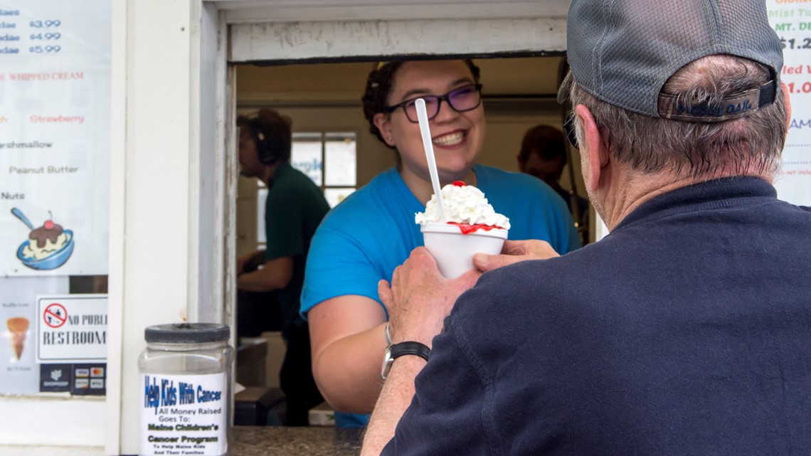 Maine, local, ice cream, homemade, midcoast