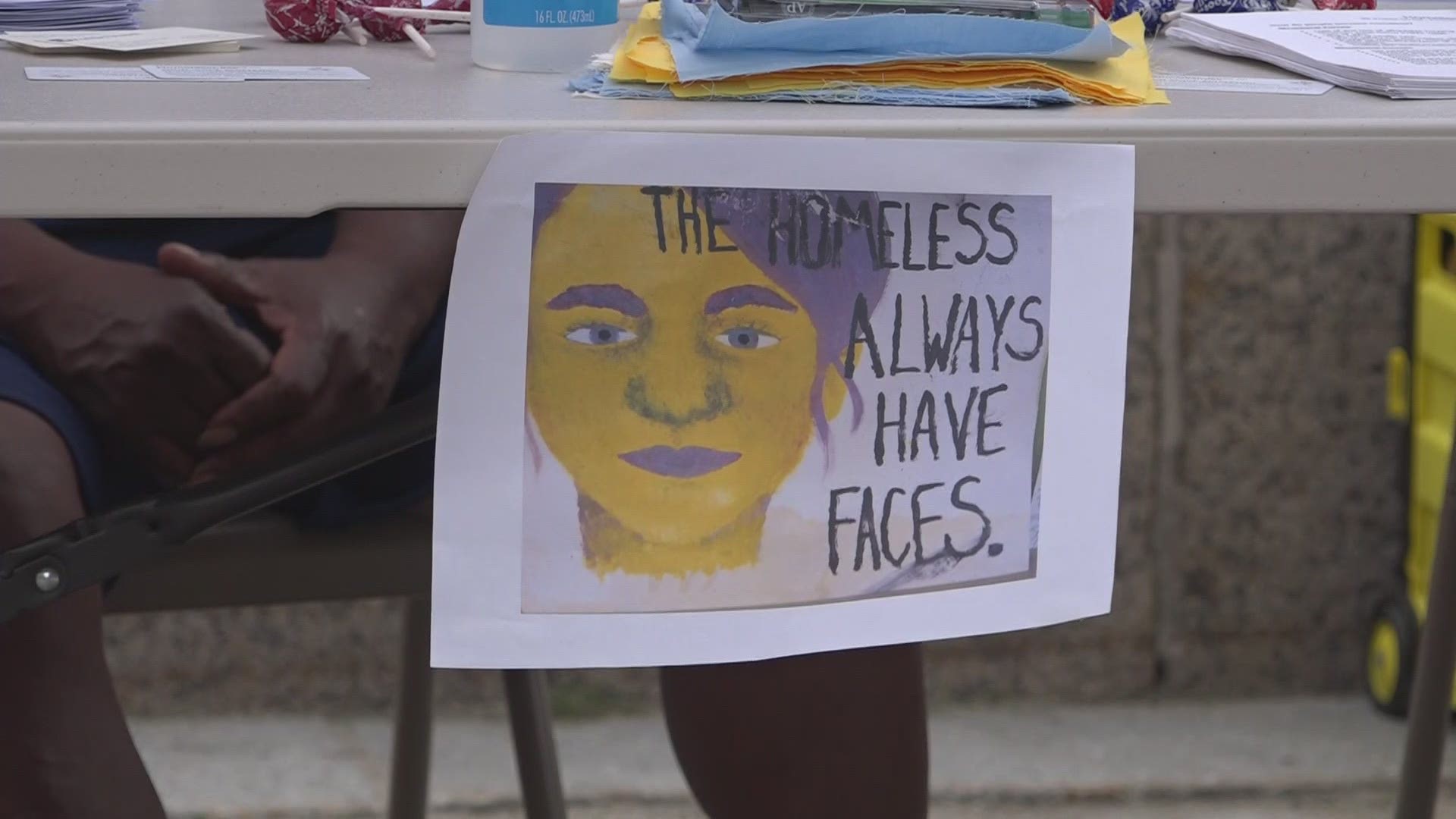 Advocates with the organization "Homeless Voices for Justice" held their annual event on Tuesday to raise awareness about homeless populations nationwide.