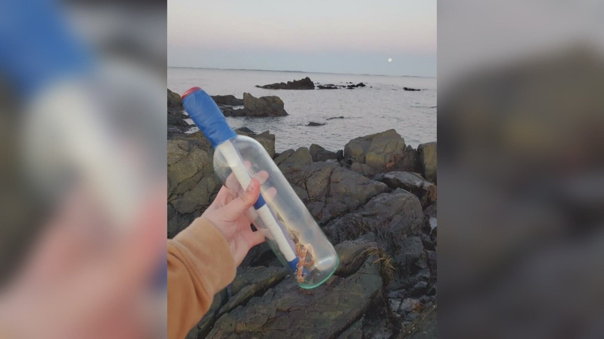 A Windham resident decided to spread some friendliness via message in a bottle. While the bottle didn't get very far, the message it brought was an important one.
