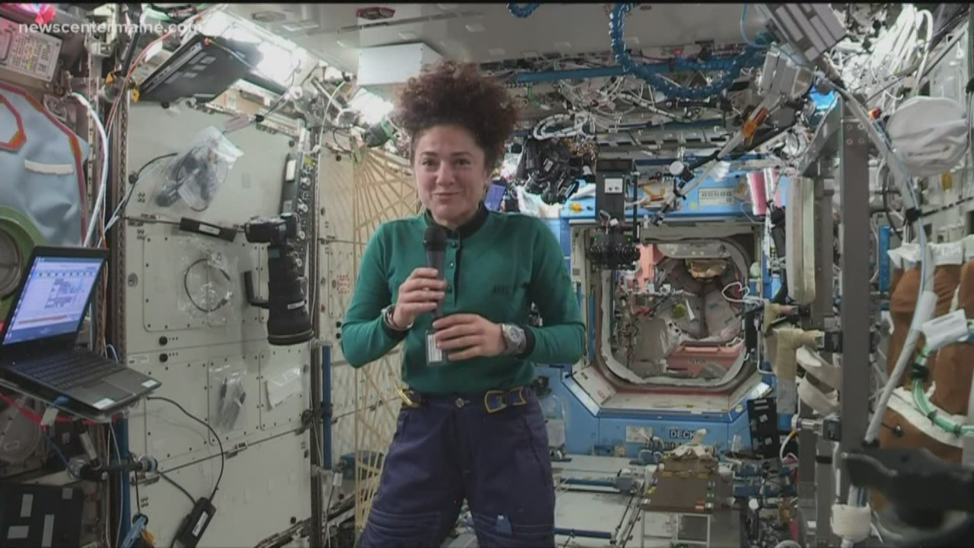 Caribou native Jessica Meir arrived at the International Space Station a week ago. News Center Maine's Bill Green interviewed her about the experience.