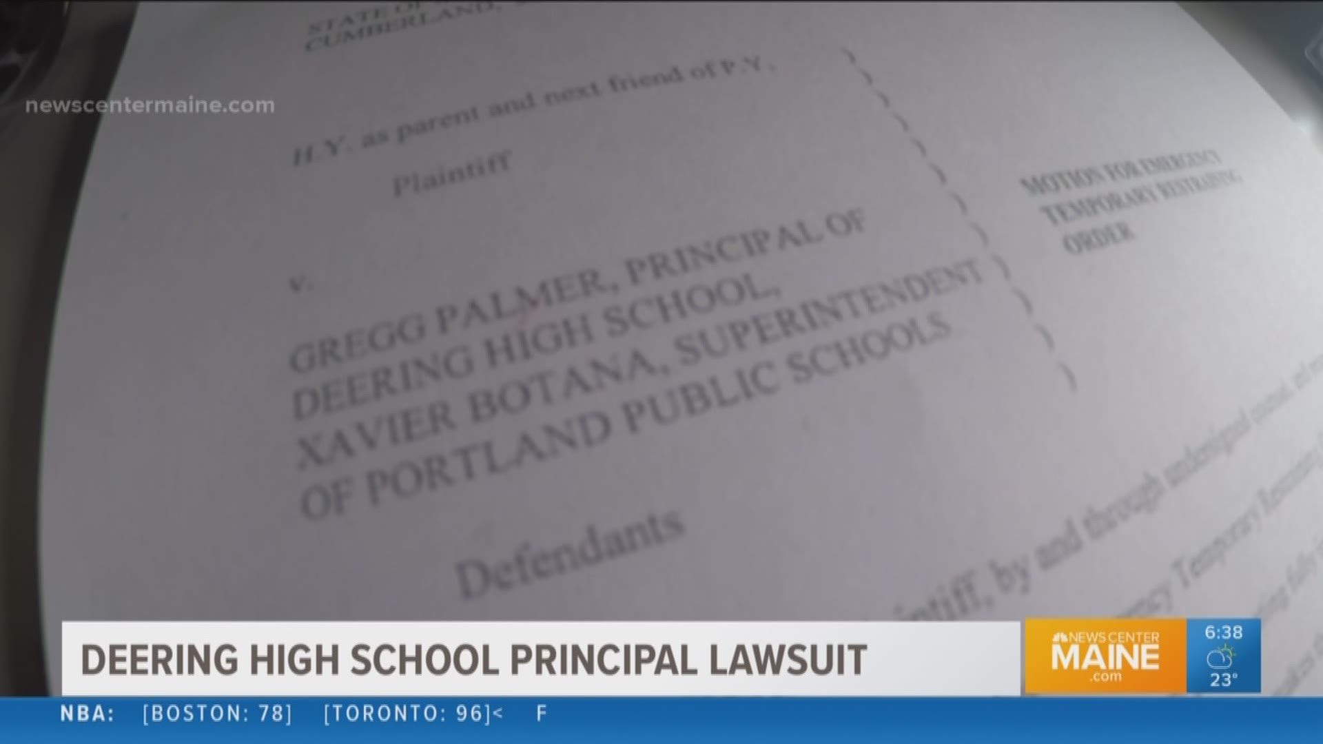 Father suing Deering High School over varsity baseball eligibility dispute