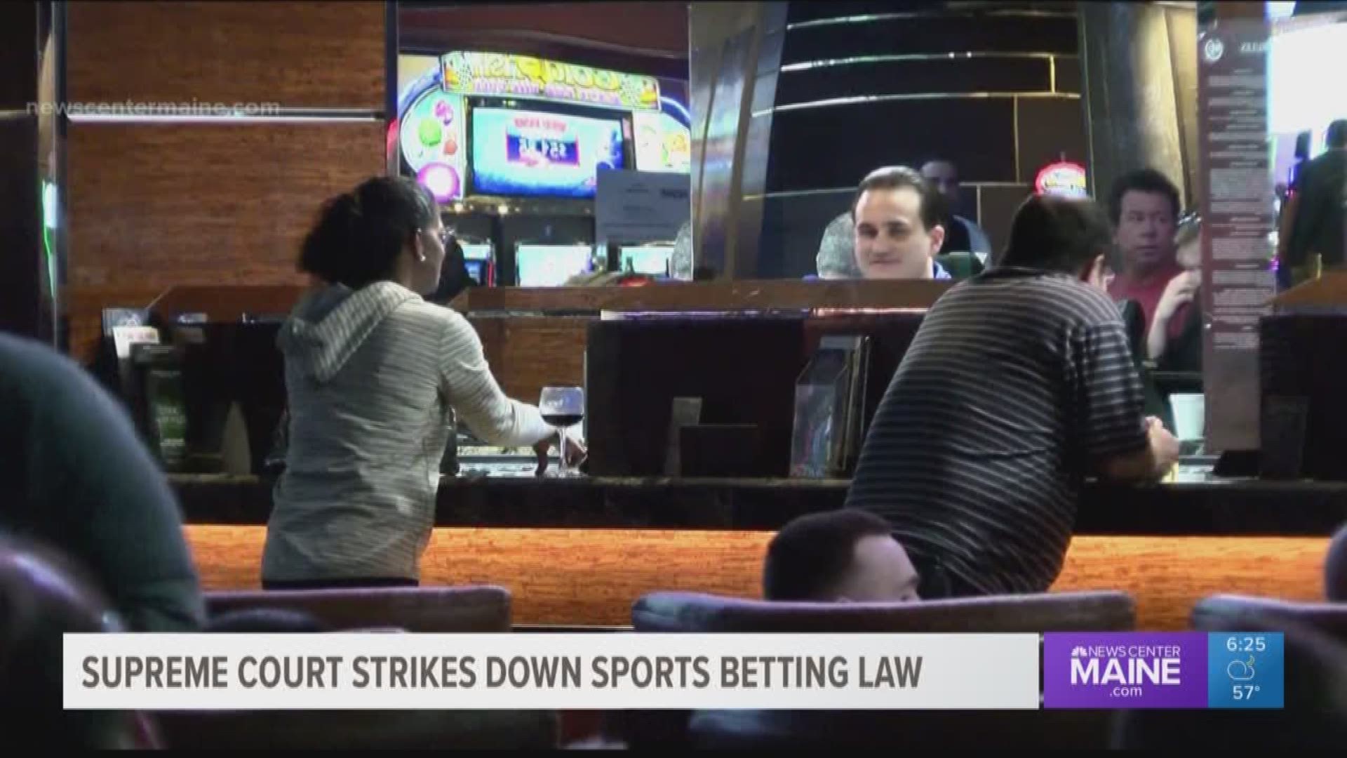 Supreme court strikes down sports betting law