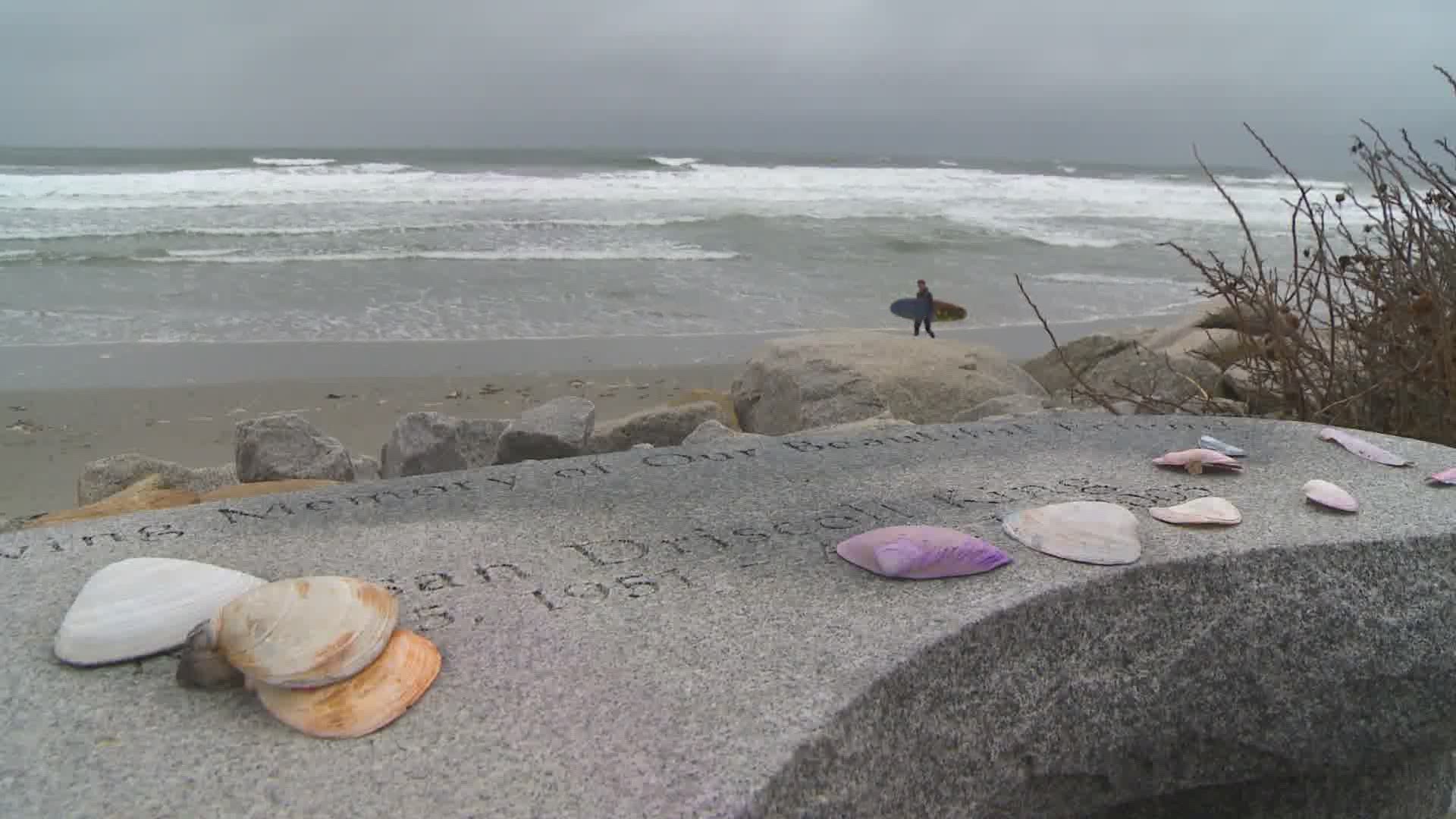 Take a second to relax and listen to the sounds of Higgins Beach in Scarborough, Maine