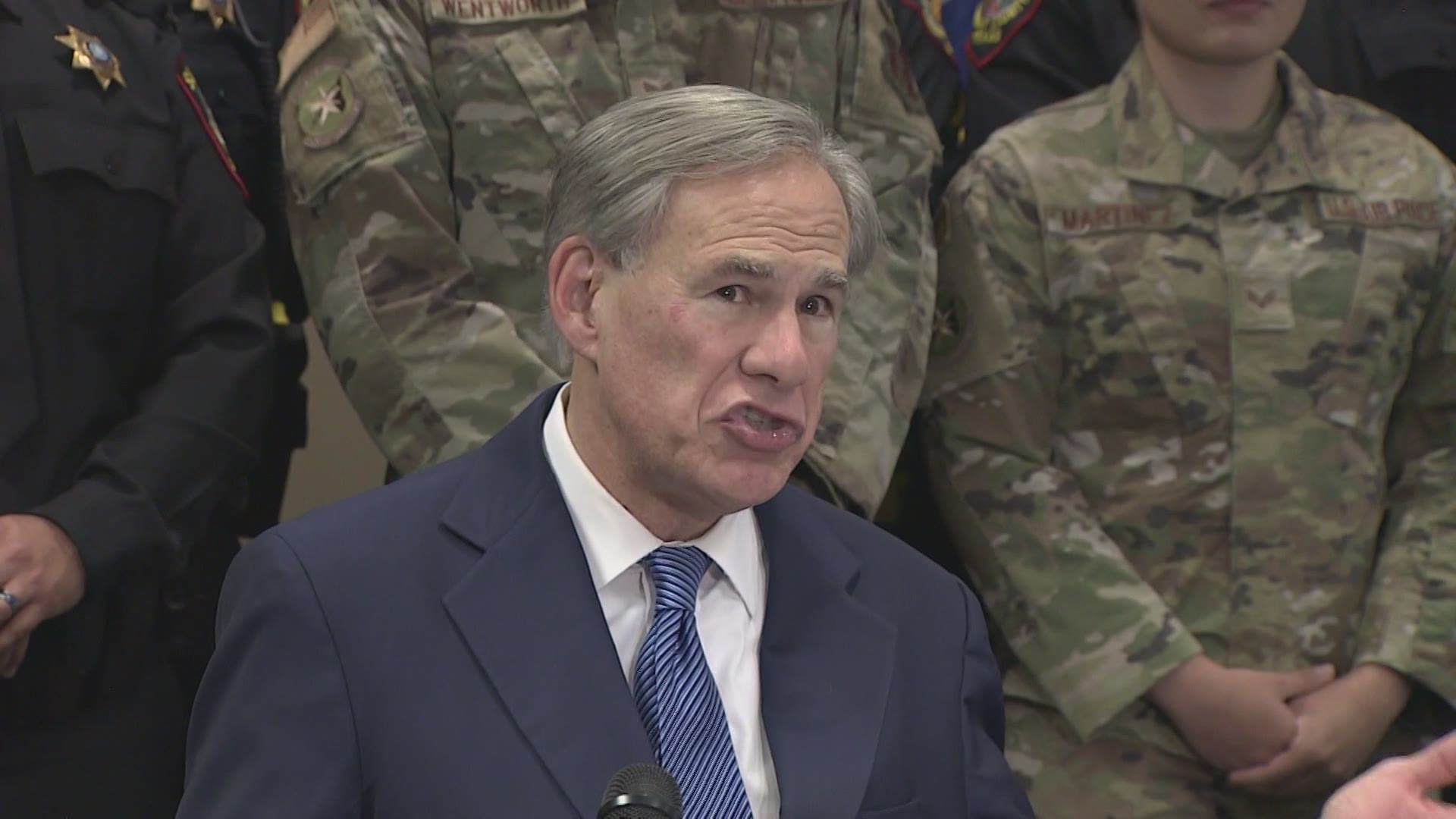 Gov. Abbott discussed the concern for drug overdoses related to fentanyl and how state entities are trying to curb the problem of drug smuggling over the border.