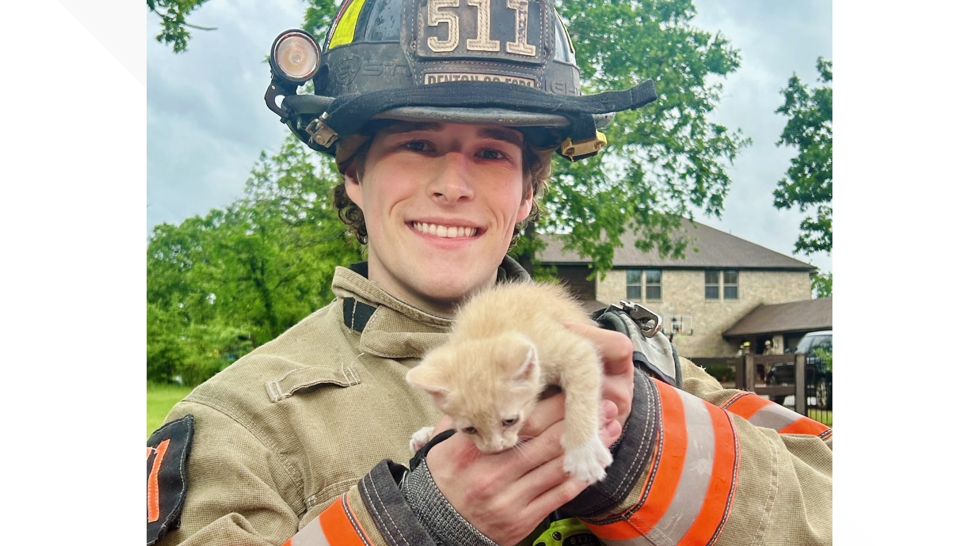 Kittens saved from house fire by Texas firefighters | newscentermaine.com