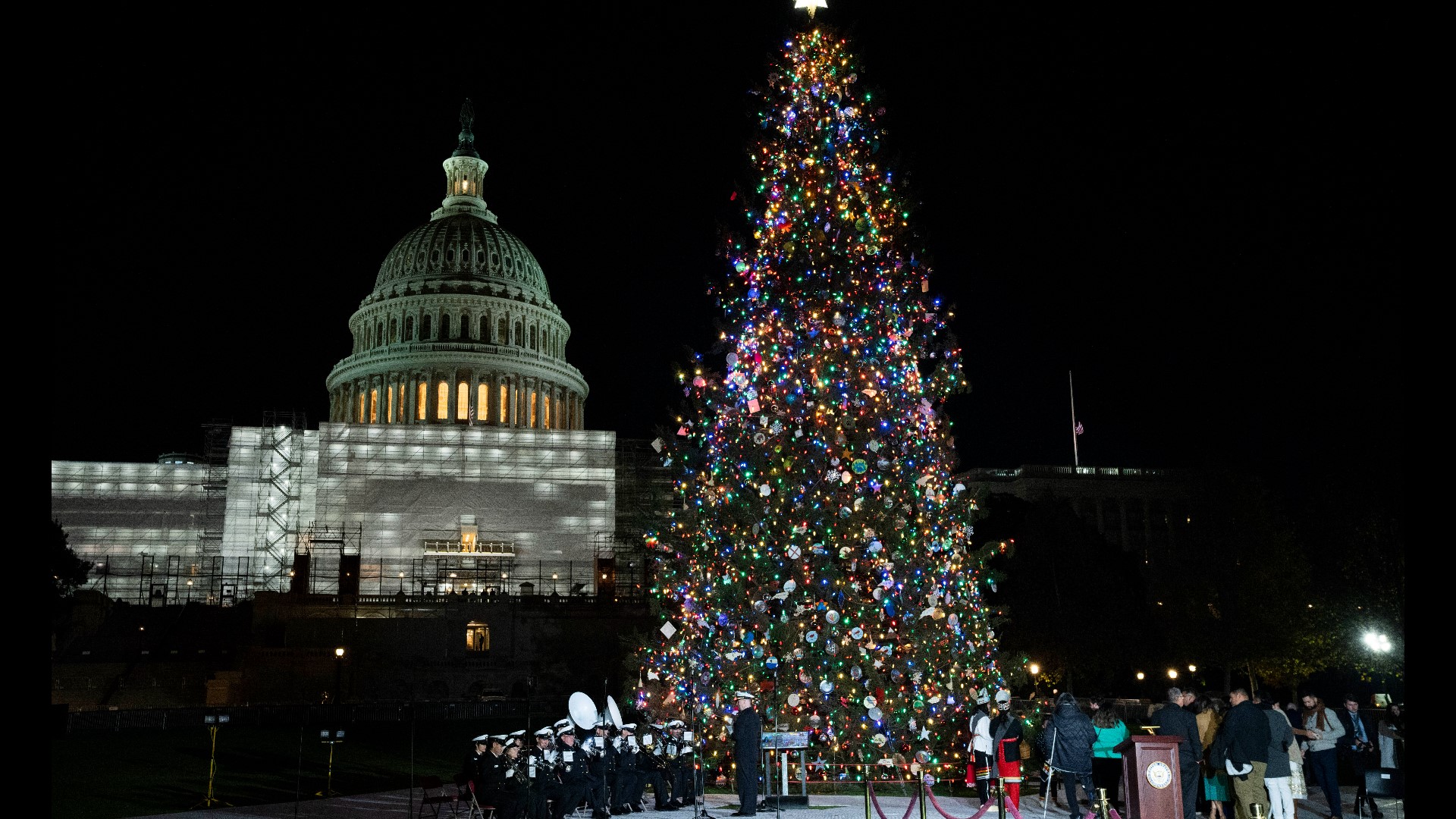 U.S. Capitol Christmas tree lighting ceremony | newscentermaine.com