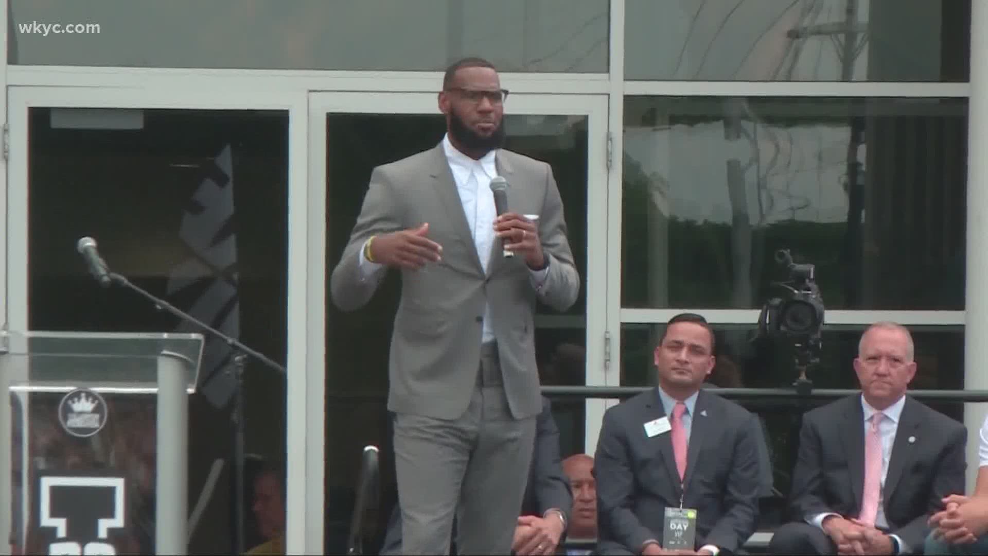 LeBron James has become a voice for people and he's helping kids with his "I Promise" school. He is influencing change in a positive way.