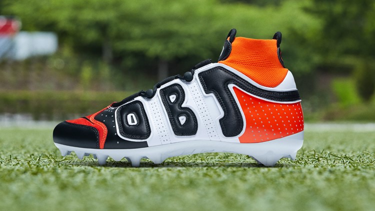 obj uptempo cleats for sale