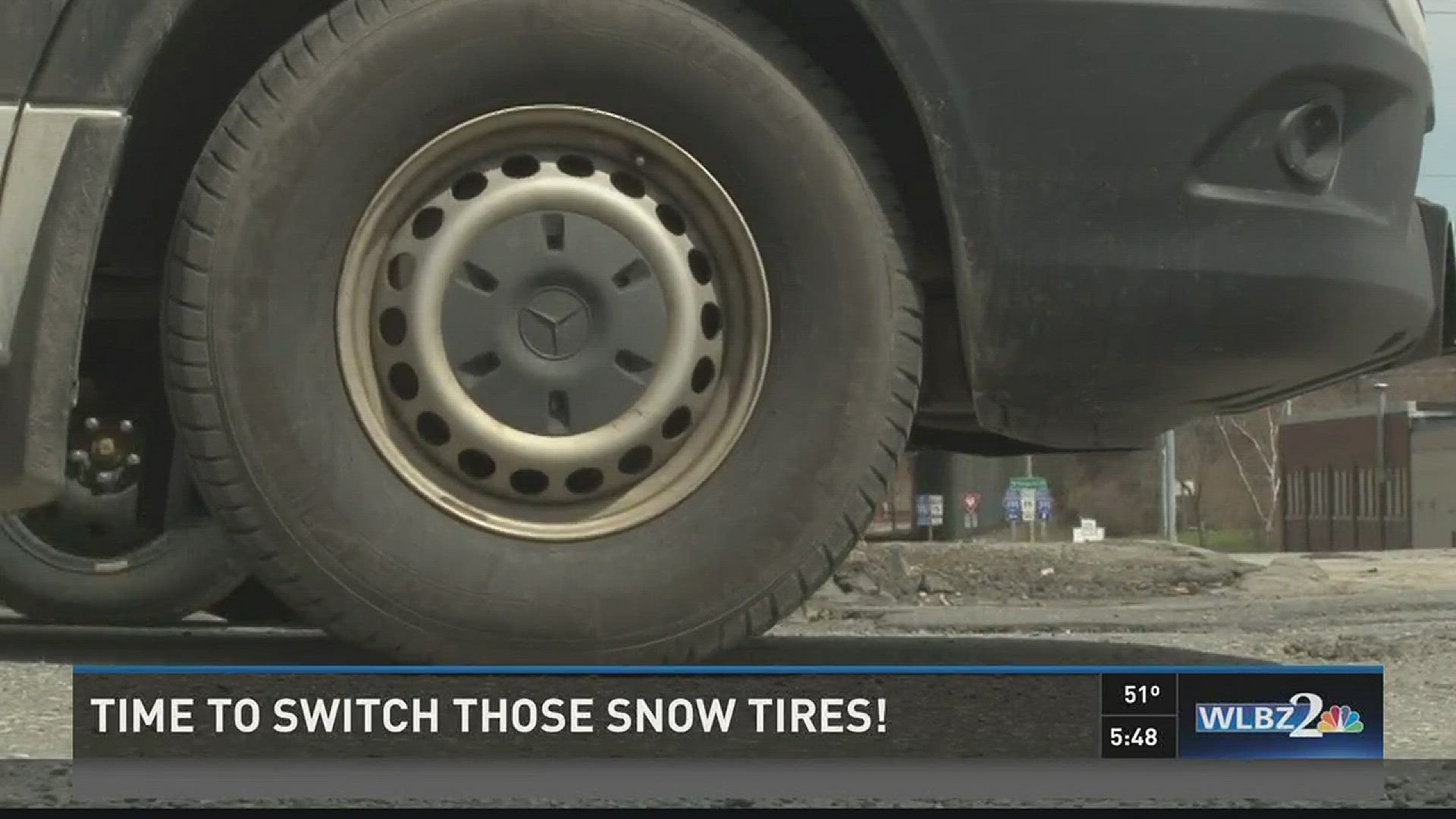 Warmer weather means we can officially get rid of our snow tires -- hopefully! Either way -- the deadline to have the studded tires off is just days away!