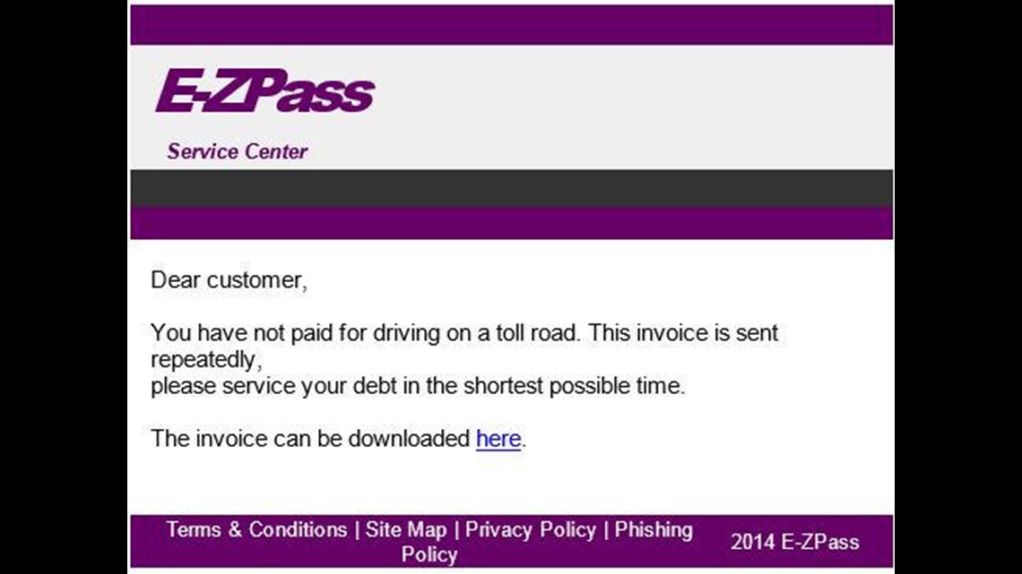 Ez Pass Subscribers Warned Of Scam