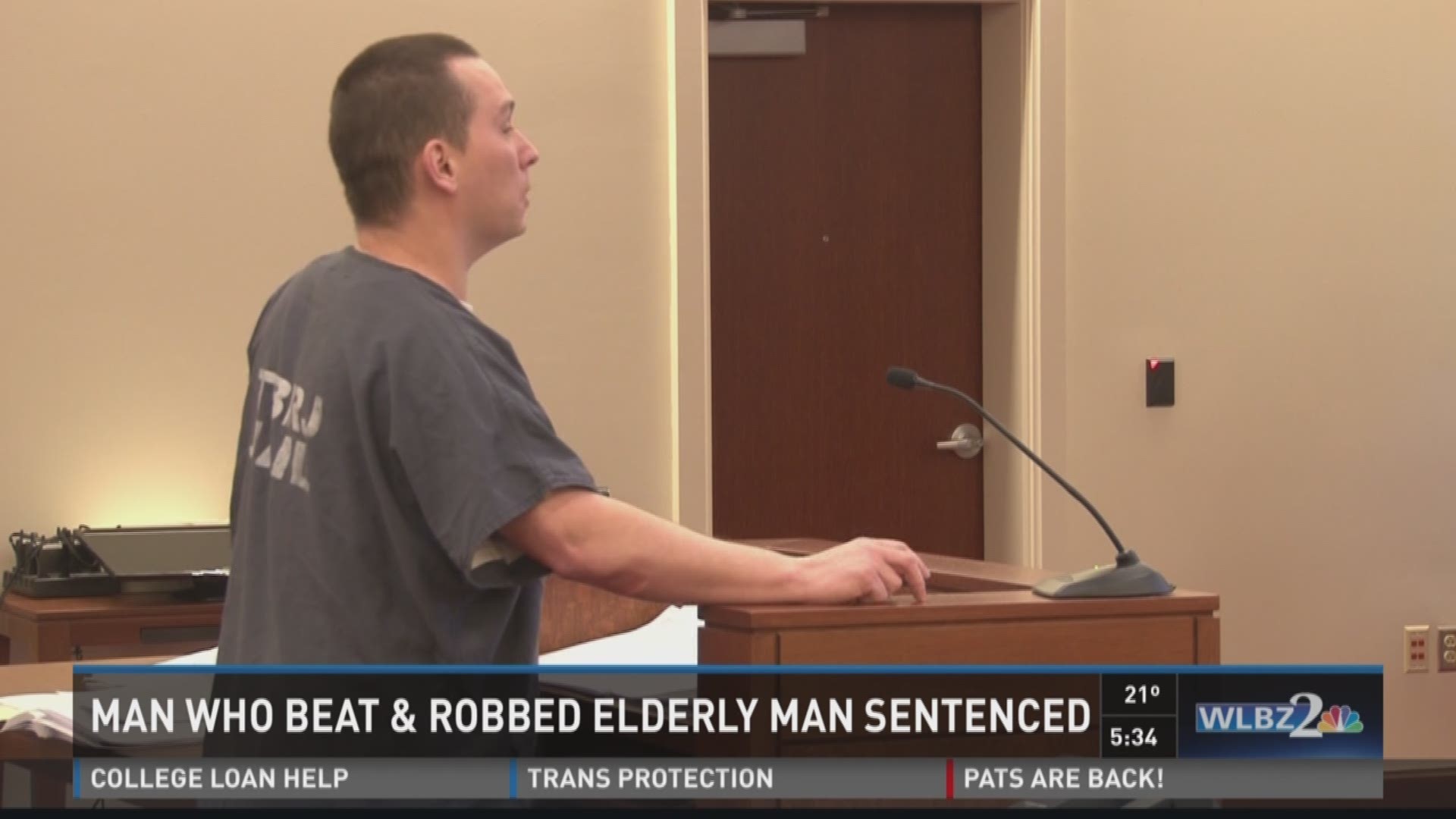 Man sentenced to 18 years in prison for robbing and beating an elderly ...