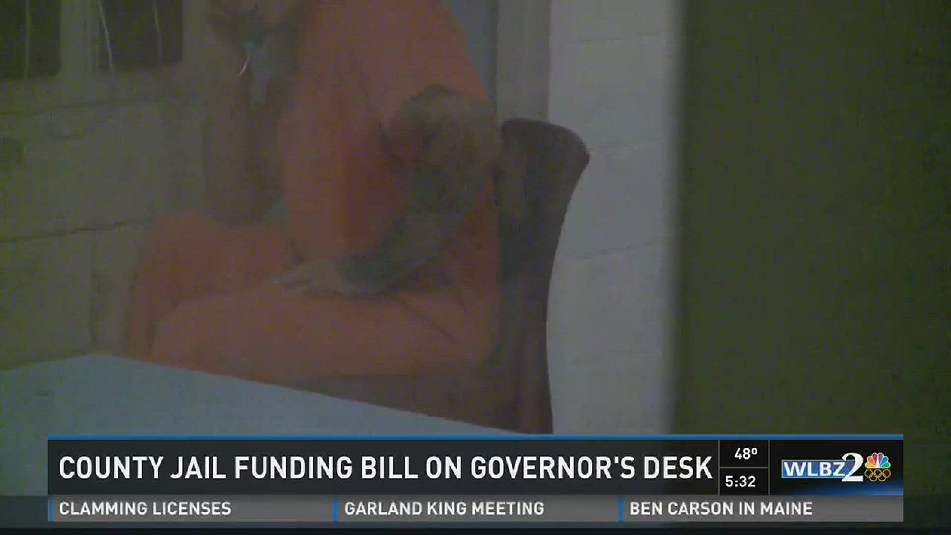 Gov. has bill to address statewide county jail budget shortfalls.