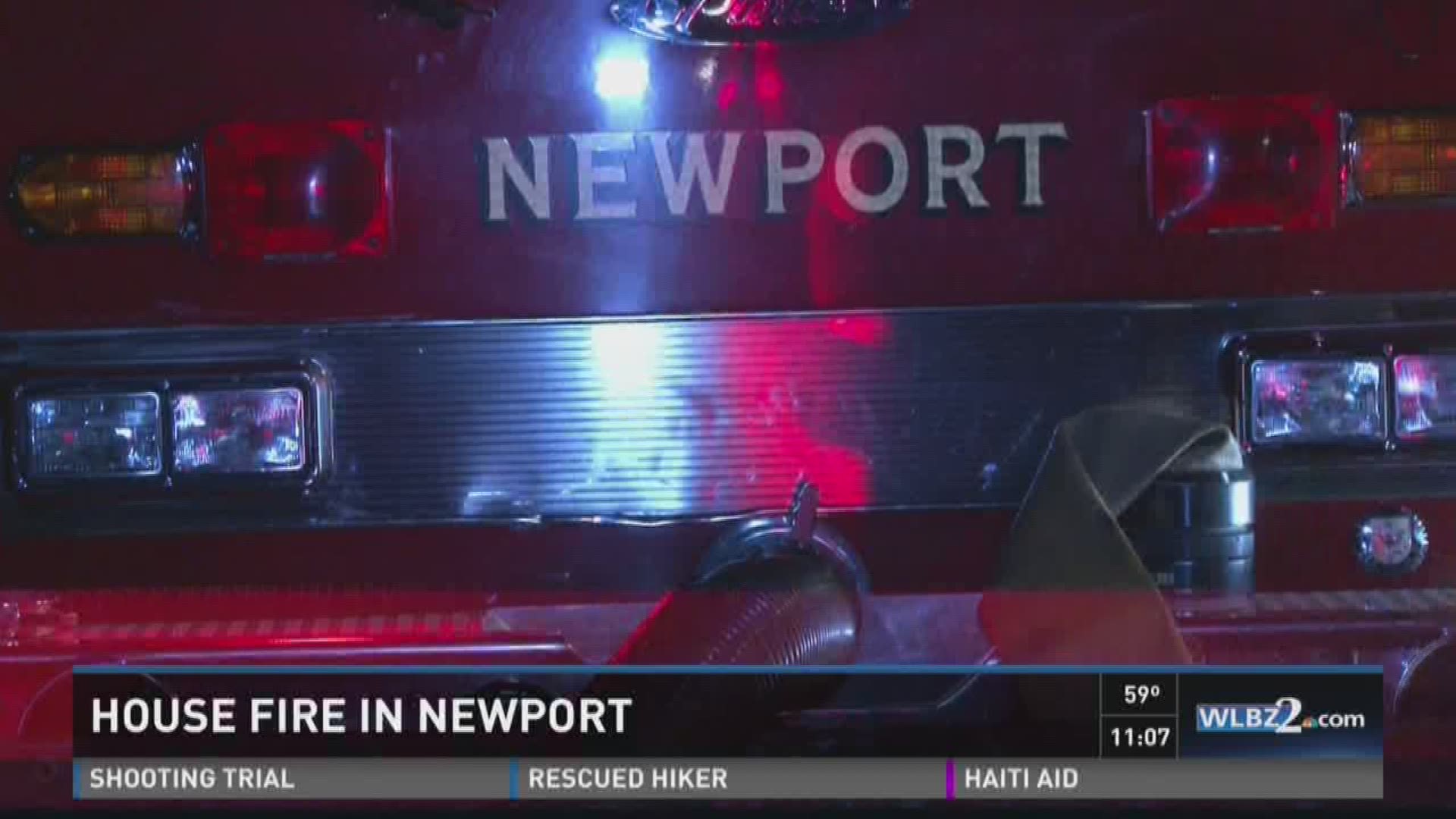 No people hurt in Newport house fire.