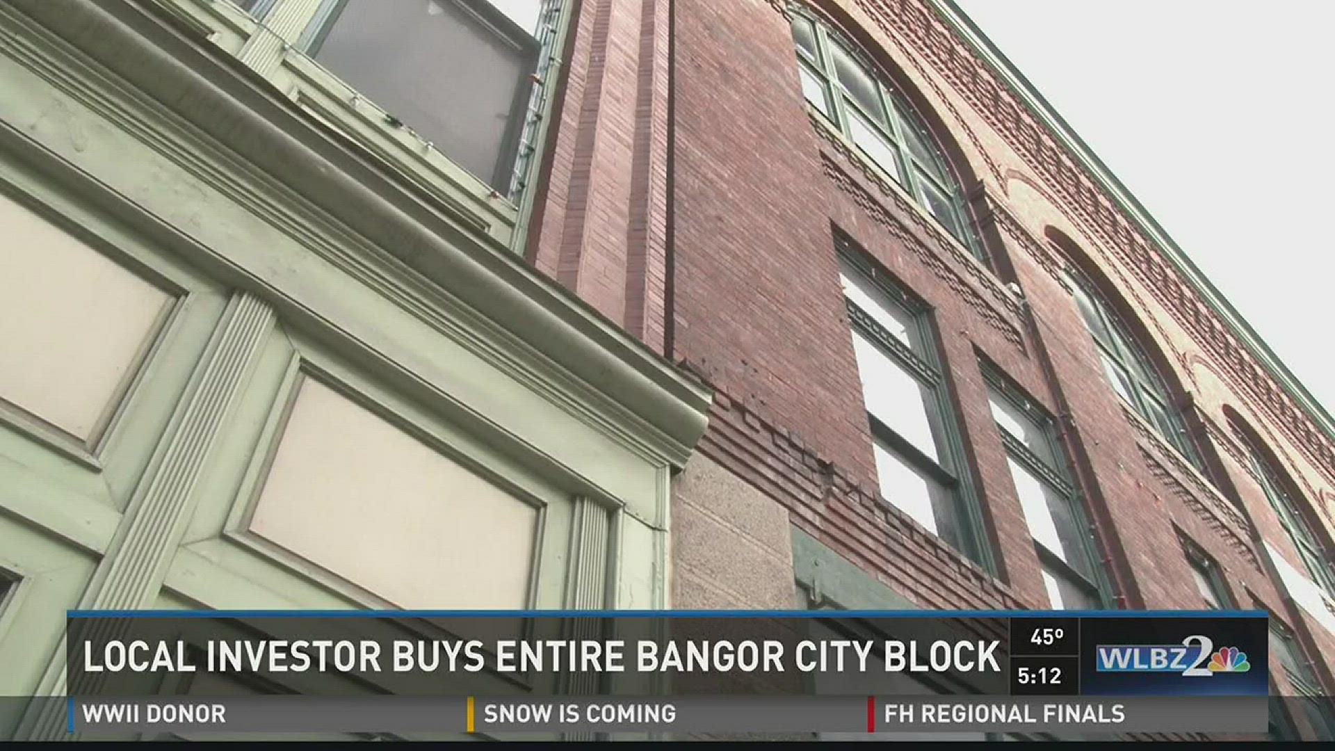 Local Investor Buys Bangor City Block