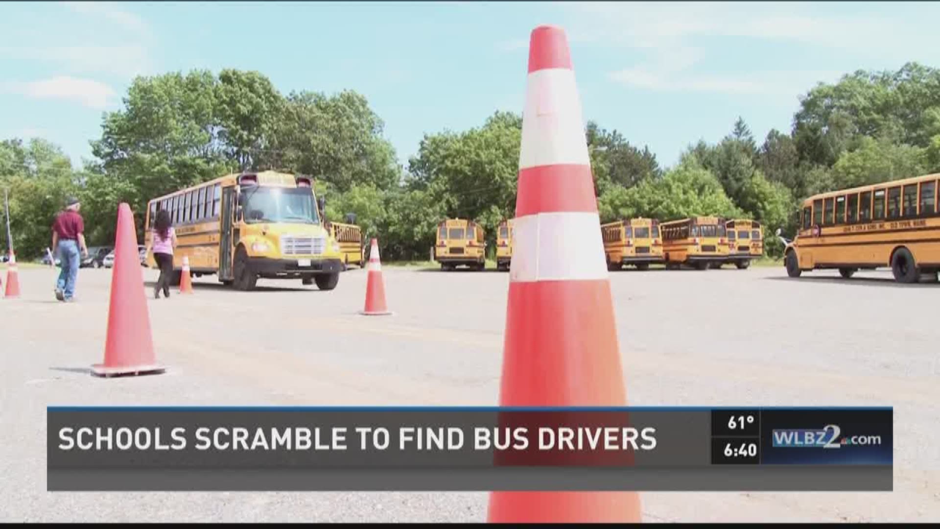 Time is running out to hire and train enough drivers to fully staff school buses across Maine for the start of the new academic year