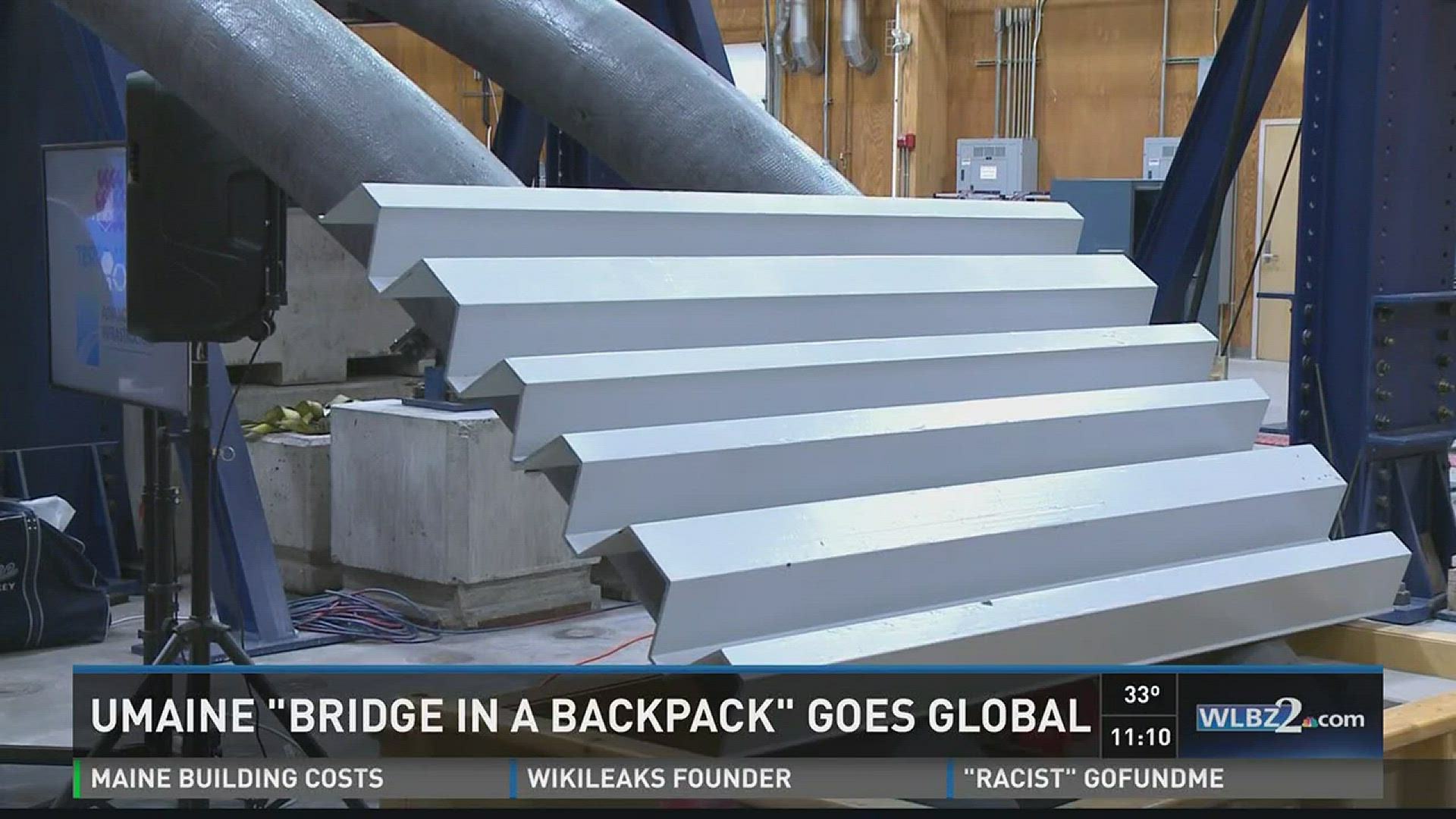 UMaine "Bridge in a Backpack" goes global