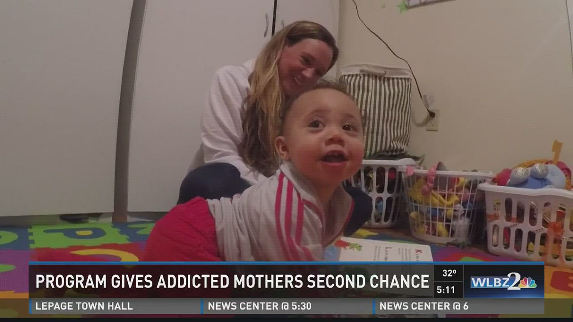 Maine program helps mothers with addiction improve in the home.