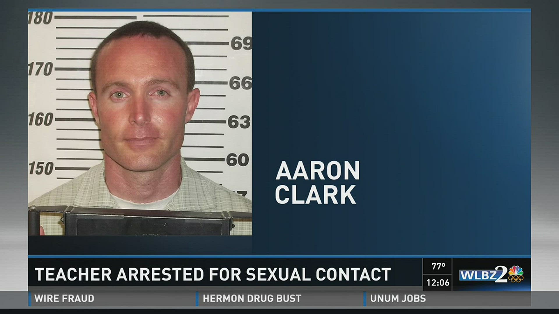 Teacher arrested for allegedly having sex with students.