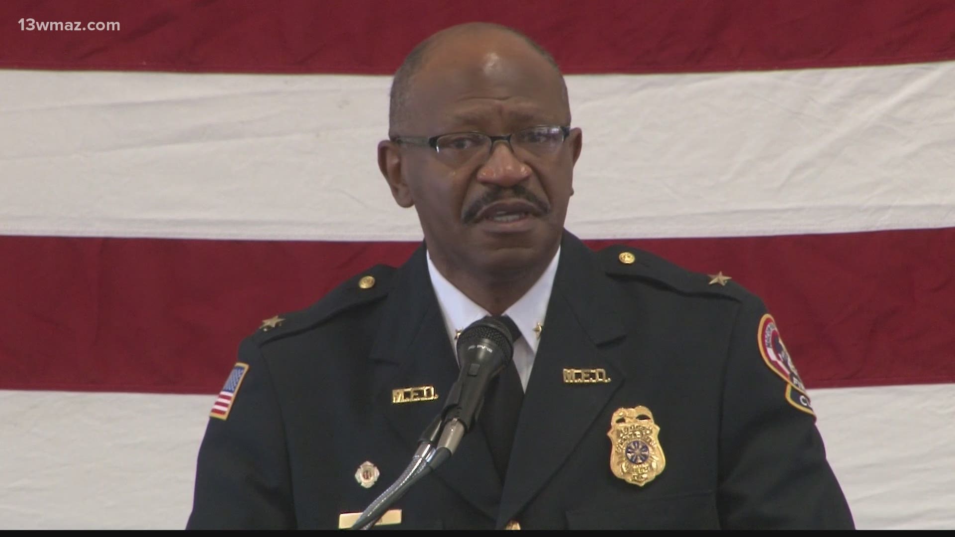 Many people got emotional as Bibb County's Fire Chief Marvin Riggins shared some of his favorite moments while working at the fire department.