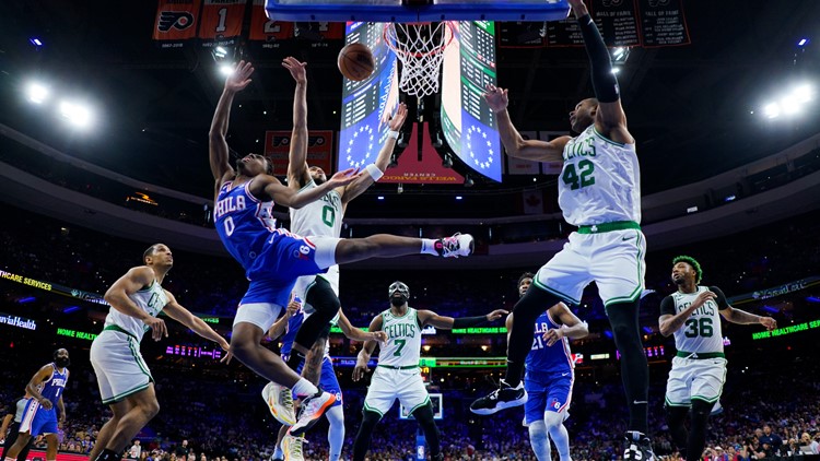 Harden makes winning 3 in OT, 76ers tie series with Celtics