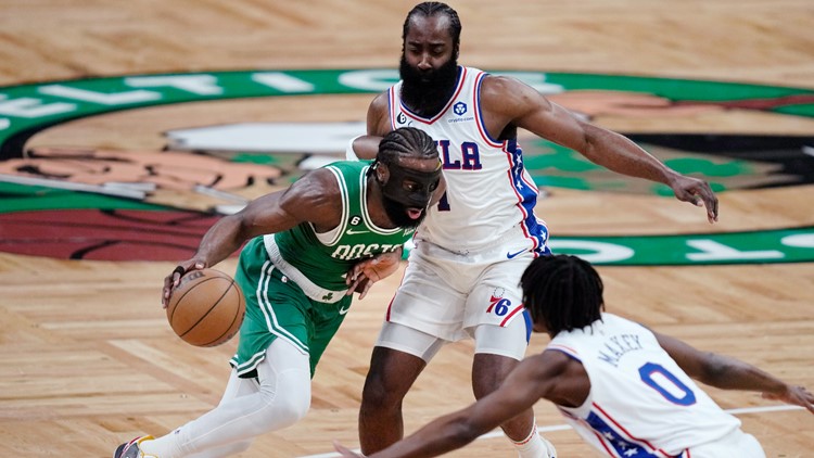Brown scores 25, Celtics spoil Embiid's return in 121-87 win