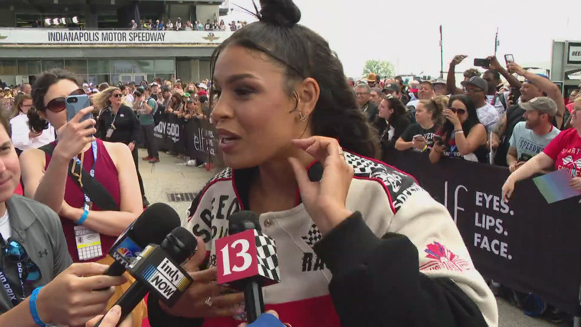 And this isn't her first trip to IMS — the two-time Grammy nominee previously sang the national anthem ahead of the 2015 Indy 500.