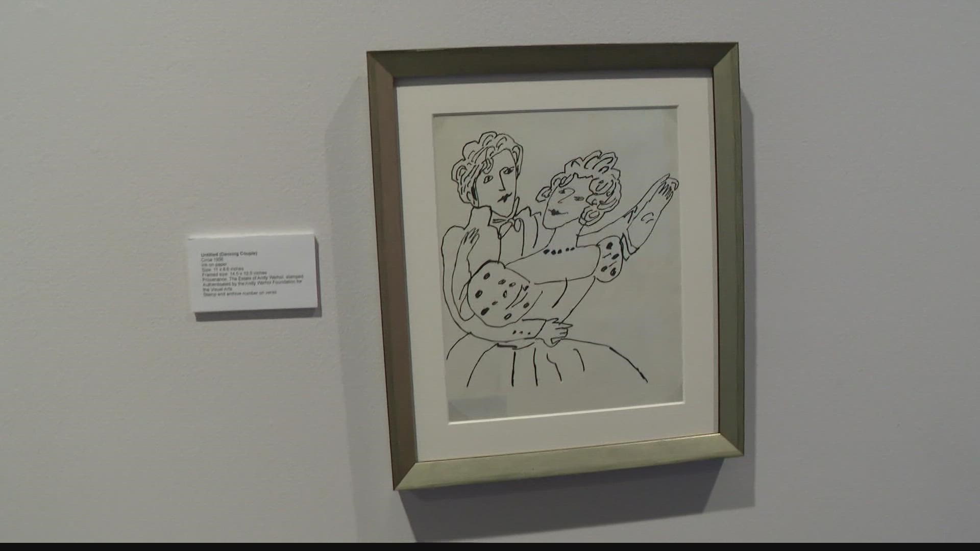 An Indy art gallery is showing off some exclusive artwork from iconic artist Andy Warhol.