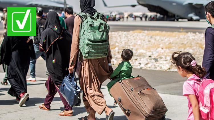 Yes, there is a vetting process for Afghan refugees coming into the US